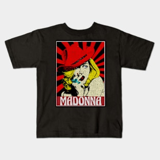 Madonna 90s Pop Art Style Kids T-Shirt